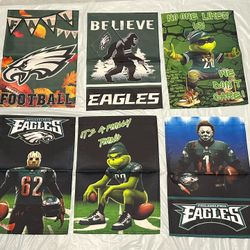 Philadelphia Eagles Yard Flags. Get It Today!! 