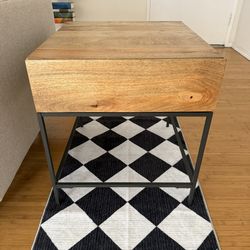 West Elm Wooden Side Table | Excellent Condition