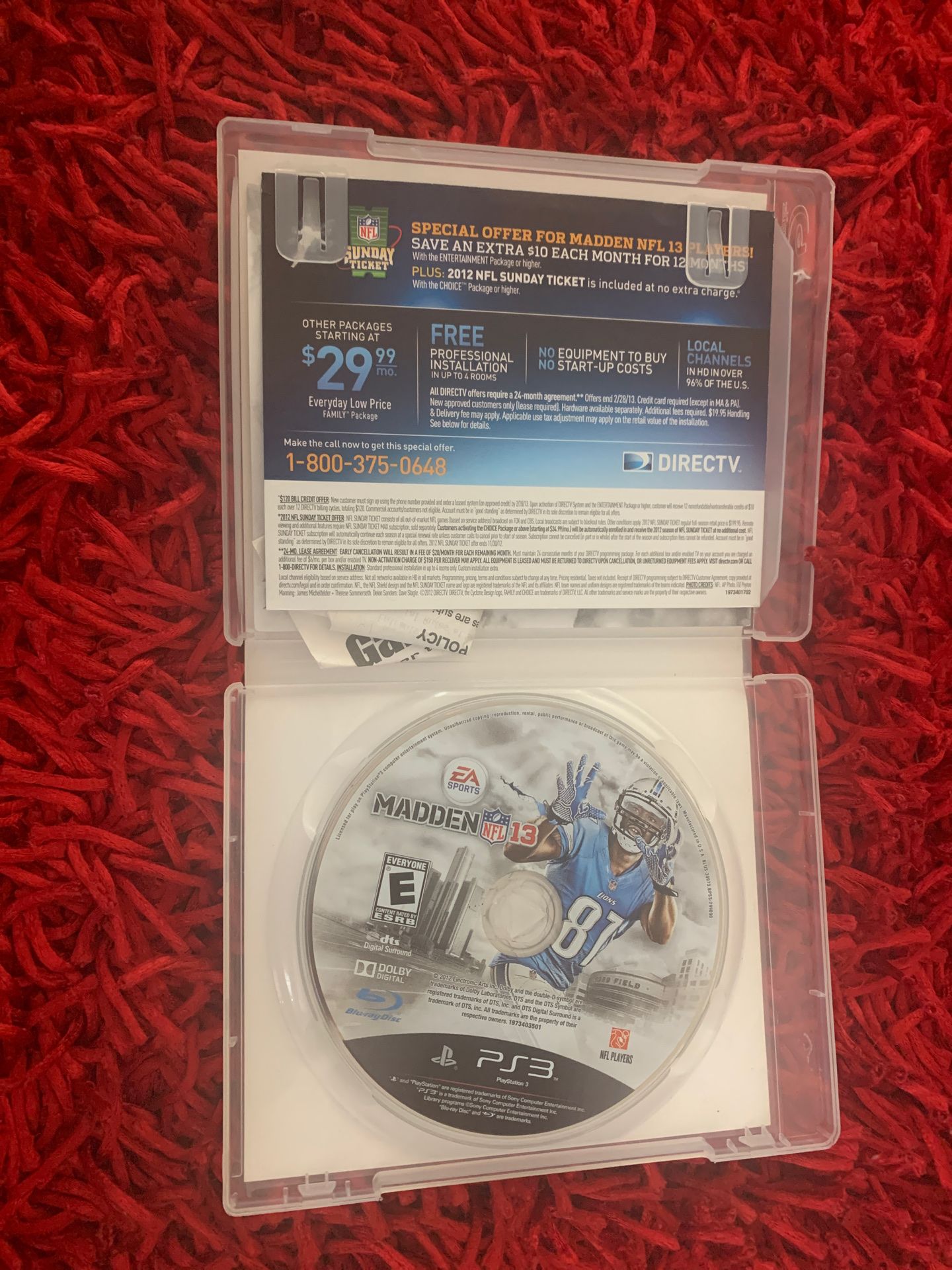 Madden NFL 13 (Sony PlayStation 3, 2012) PS3 GAME COMPLETE with MANUAL  TESTED VG for Sale in Corp Christi, TX - OfferUp