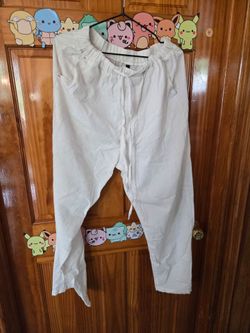 Casual Linen-Blend Drawstring