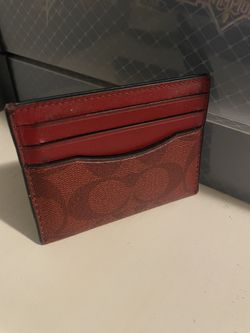 Red Coach Card Holder (rare)