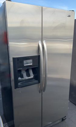 Amana Side-by-Side Stainless Steel Fridge
