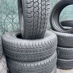 GOOD USED TIRES BRIDGESTONE DUELLER P265 /70 R16 