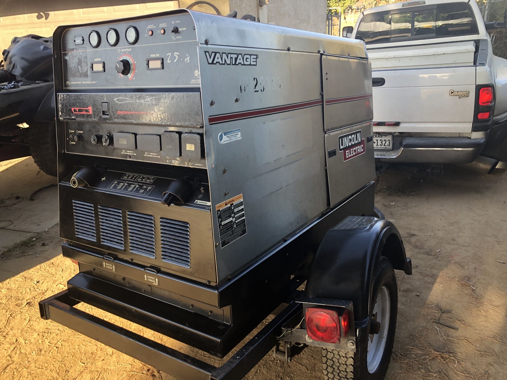 2013 Lincoln vantage 500 diesel 575A welder only 1494 hours