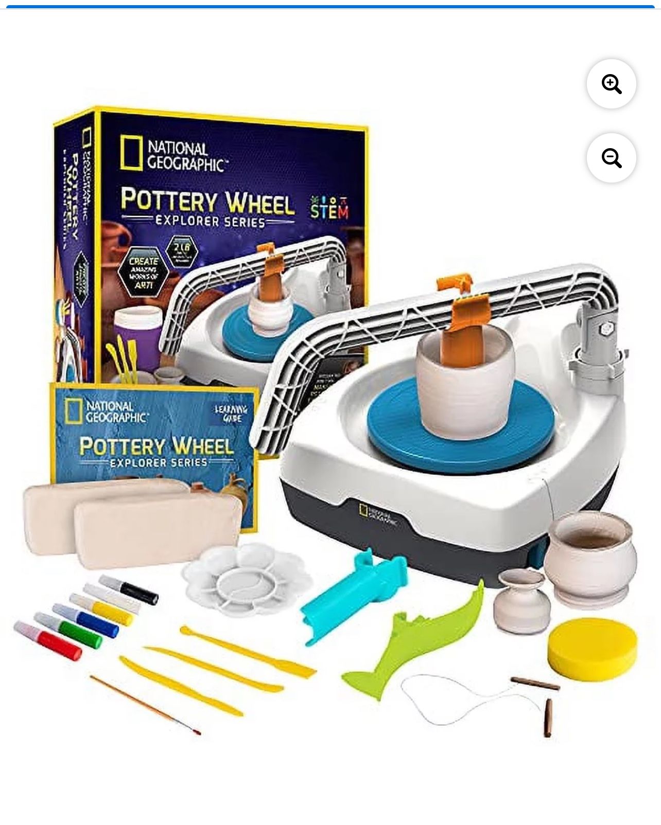 National Geographic Alphabet Pottery Wheel Craft Kit