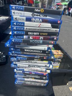 PS4 and PS5 games