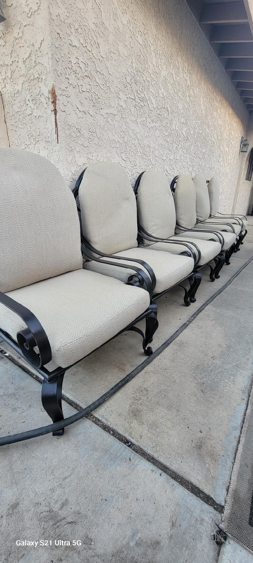 Wrought Iron Dining Chairs