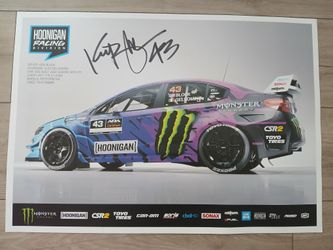Ken Block hand signed poaster