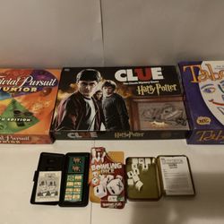 Family/older Children Board and Dice Games Lot