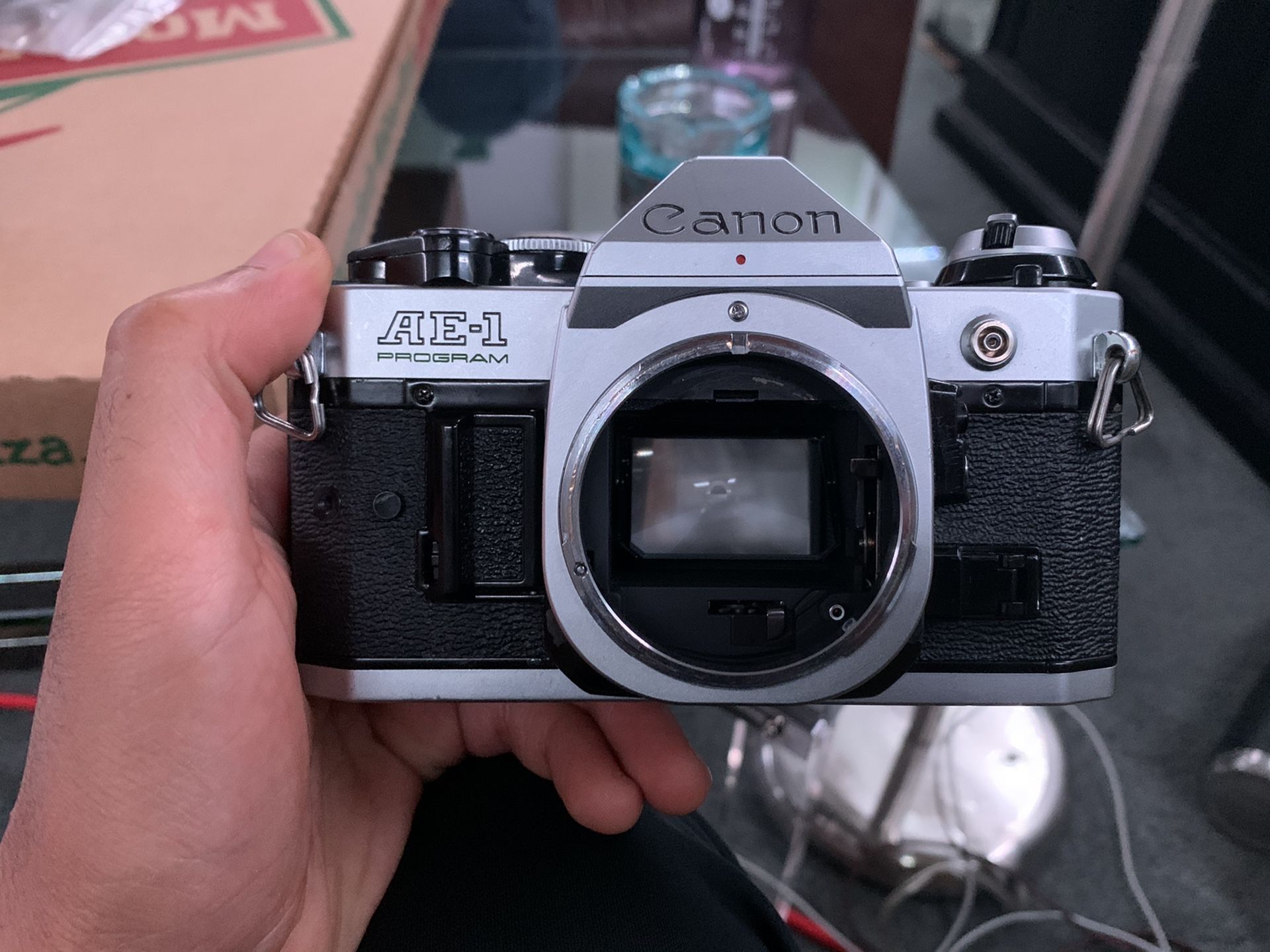 Canon AE-1 Program with lens + flash