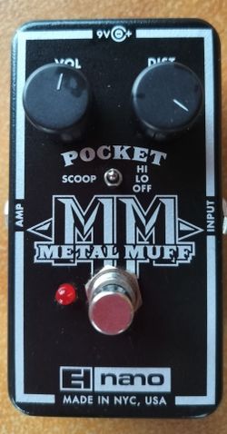 Electro-Harmonix Pocket metal muff distortion pedal