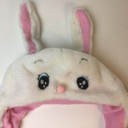 Bunny Hat With Ears & Scarf Arms With Mitten Pockets For Kids Easter Fun Dress Up Play Pretend