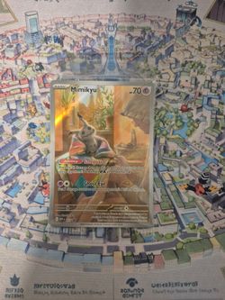 Pokemon Mimikyu Paldean Fates Promo