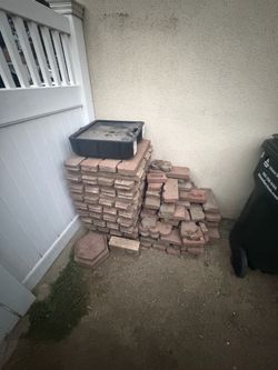 FREE scalloped pavers, garden border