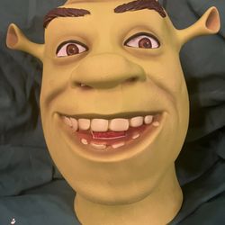 SHREK MASK DREAMWORKS ADULT RUBBER HALLOWEEN MASK
