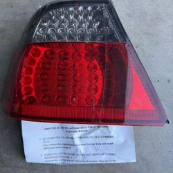 BMW E46 2D Smoked Tail Lights 
