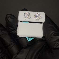 925 Silver Moissanite Earrings