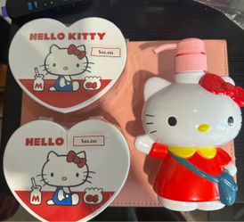 Hello kitty soap dispenser and jewelry box