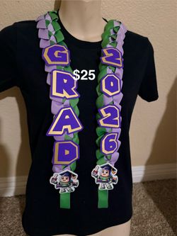 Buzz lightyear Graduation Lei