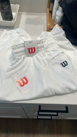 White Baseball Pants Youth Small