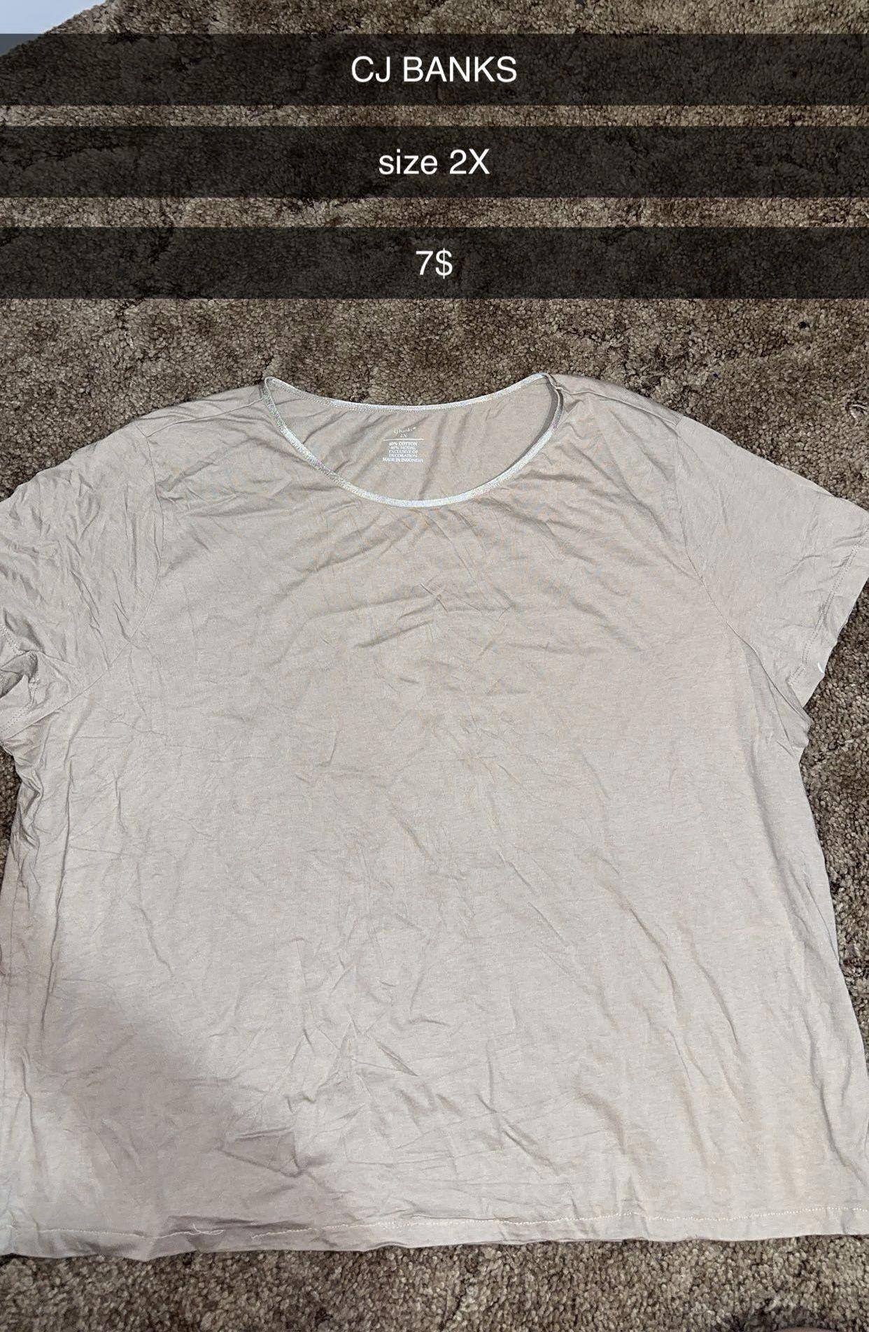CJ banks size 2X