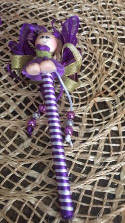 Pen with decoration