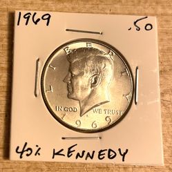 1969 Kennedy Half Dollar
