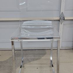 Clear Acrylic Stool 