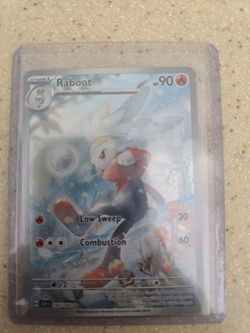 Raboot Pokemon Card