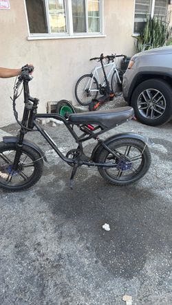 Broken e-bike