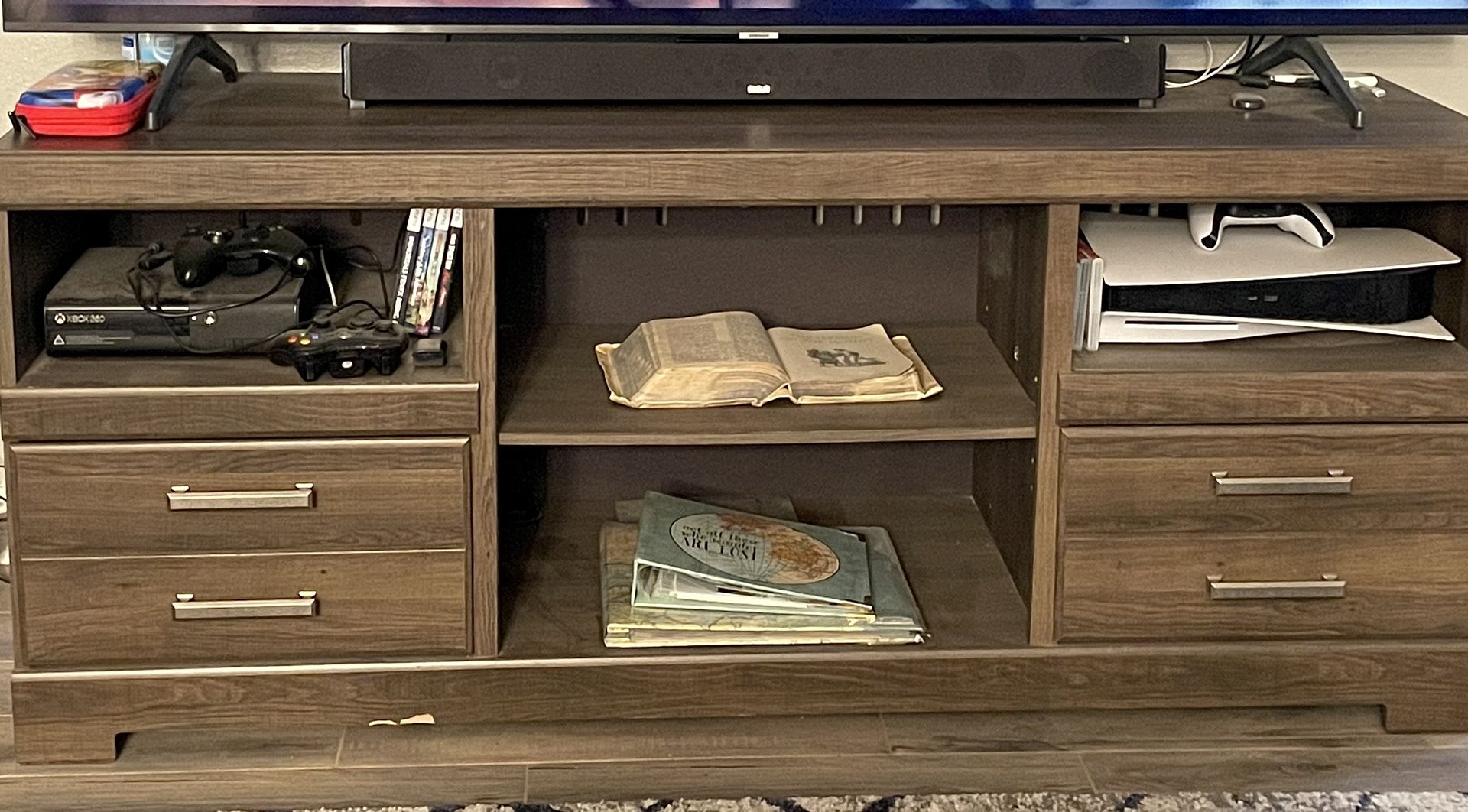 63” Great Condition Tv Stand