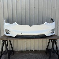 2016 2017 2018 2019 2020 Tesla Model X front Bumper Cover Used Original OEM * Lower Valance Damaged*