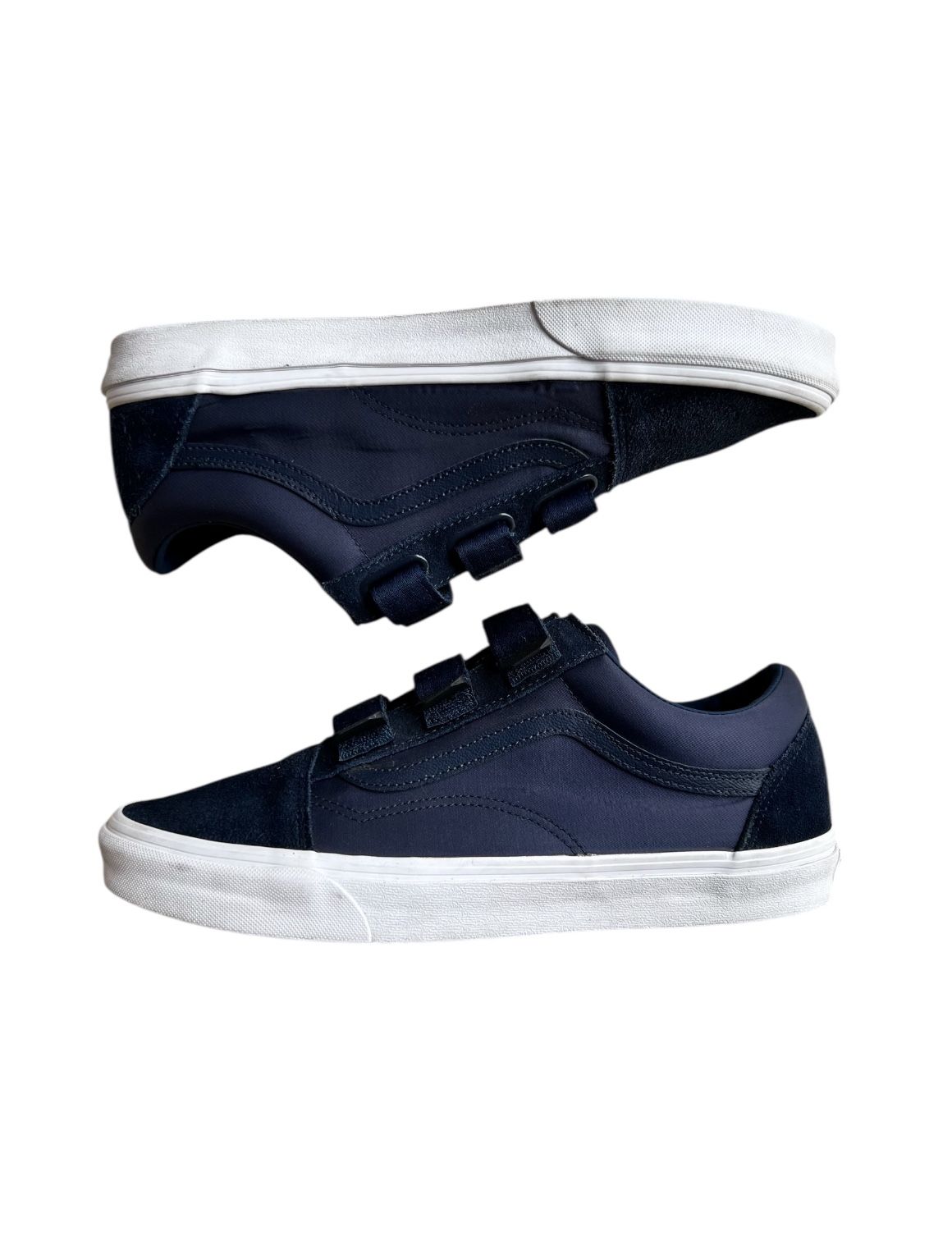 Vans Old School Velcro Blue Suede Size 12