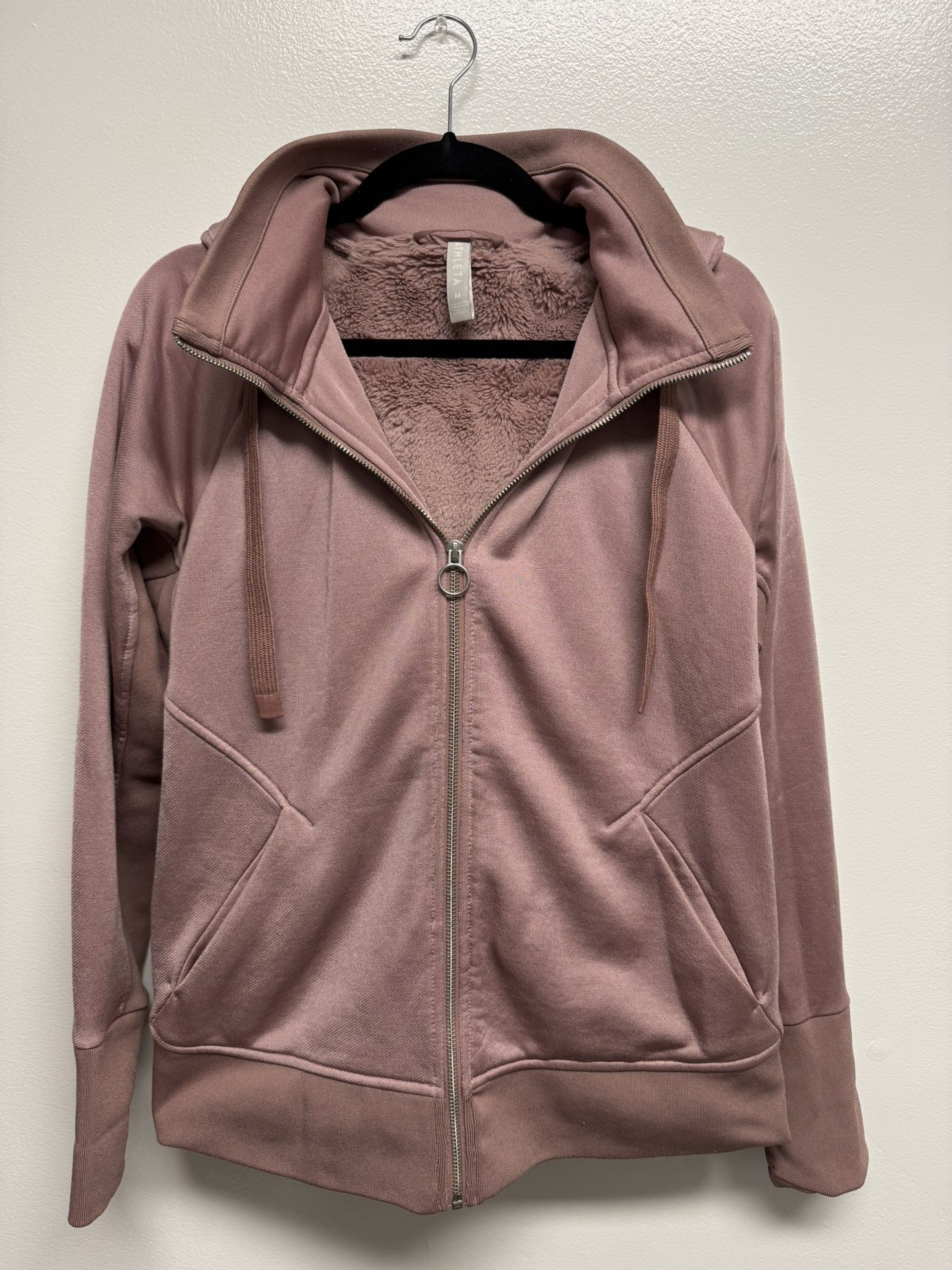 Athleta Triumph Luxe Shine Hoodie Jacket
