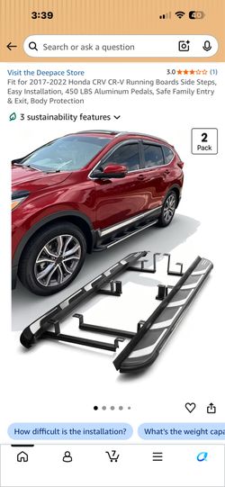 Running boards (side step ) for 2017-2022 Honda CR-V
