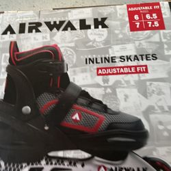 Brand New In Box Adjustable Fit Air Walk Skates Size 7-7/12