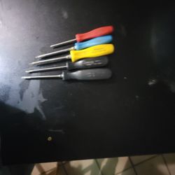 Snap On Torx Driver's And One Snap On Pocket Screwdriver