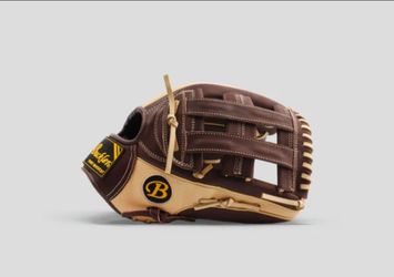Phalanx 12.75" Baseball Dark Brown/Camel Outfielder Glove Dual Welting