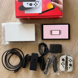Nintendo Switch OLED Drift Free 64GB White.
