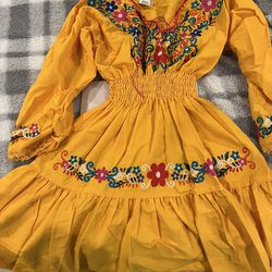Mexican Dress Fits M-XL 
