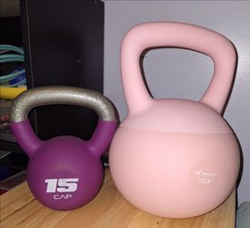 15 lb kettlebells