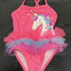 Adorable Wonder Nation Infant Girls 6/9 Month Unicorn tutu swimsuit