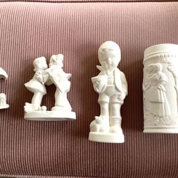 BISQUE STATUES, UNPAINTED
