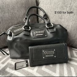 New-Guess Handbag W/ Wallet 