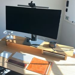 Grovemade Solid Maple Desk Shelf With Desk Tray