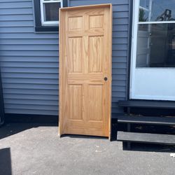 32 inch wooden interior door