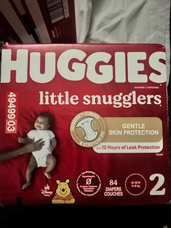 HUGGIES DIAPERS SIZE 2