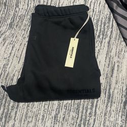 Essentials Fear Of God Sweatpants Black ( M & L )