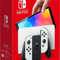 Nintendo Switch Oled White Joy-con!