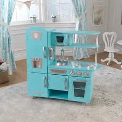 Wooden toy kitchen